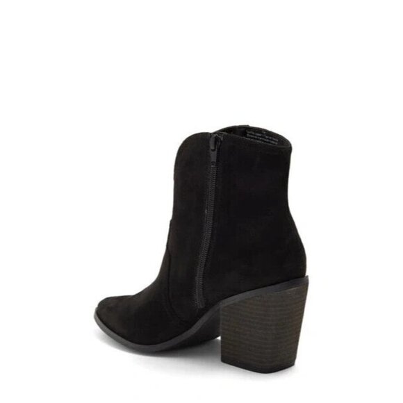 ABOUND BNWOT Women's Western "Courtnee" Bootie Black Sz 7.5 Ankle Boot. - Picture 8 of 8